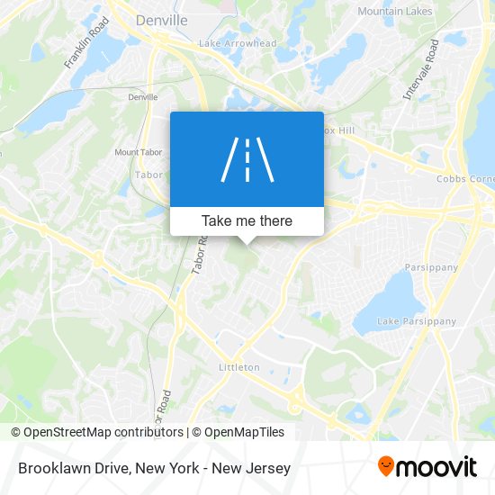 Brooklawn Drive map