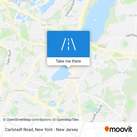 Carlstadt Road map