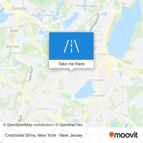 Mapa de Crestview Drive