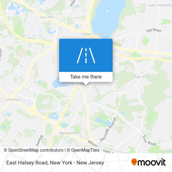 Mapa de East Halsey Road