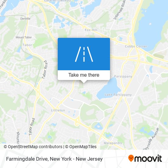 Farmingdale Drive map