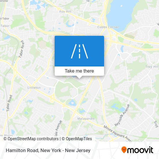 Mapa de Hamilton Road