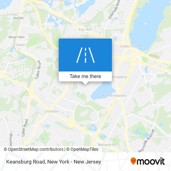 Mapa de Keansburg Road