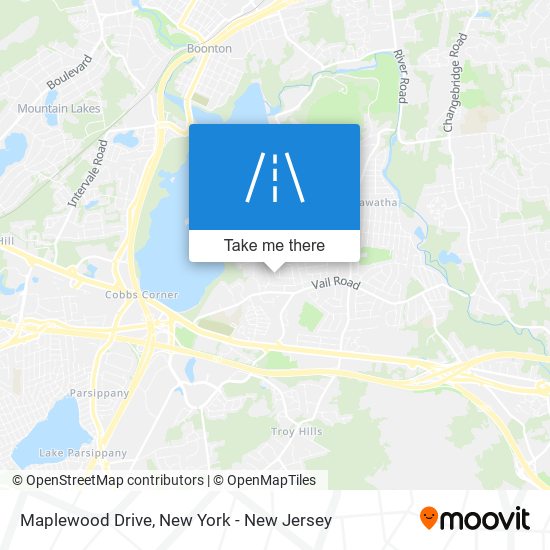 Maplewood Drive map