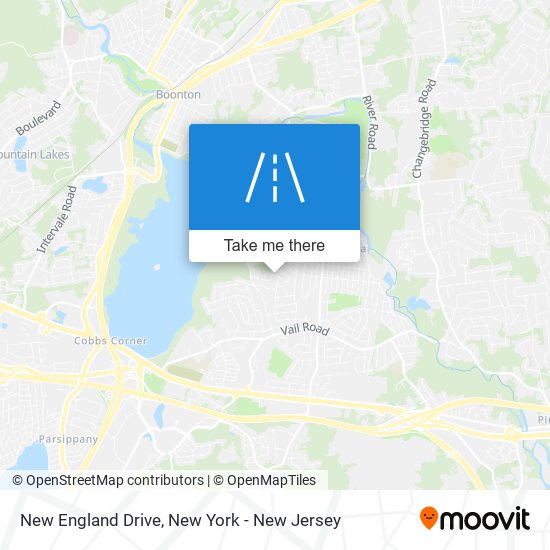 Mapa de New England Drive