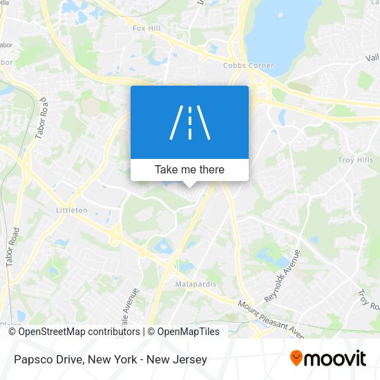Mapa de Papsco Drive