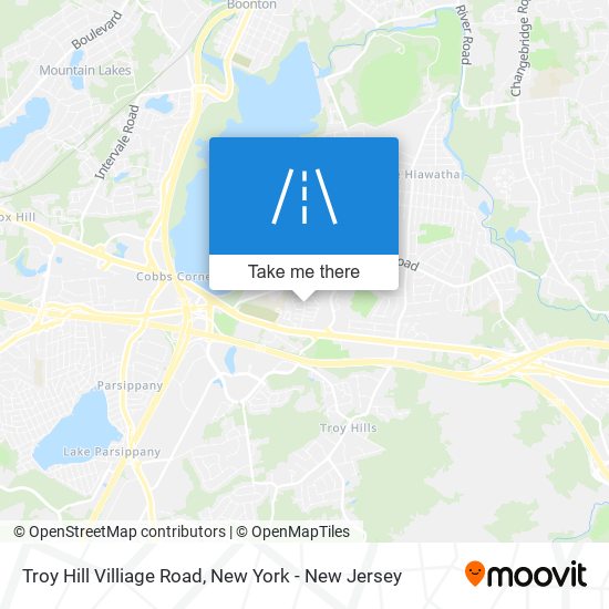 Troy Hill Villiage Road map