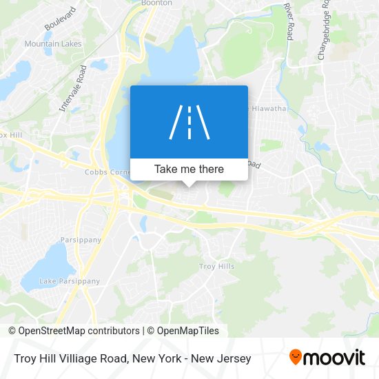 Troy Hill Villiage Road map