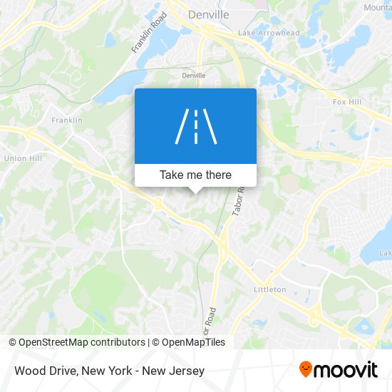 Wood Drive map