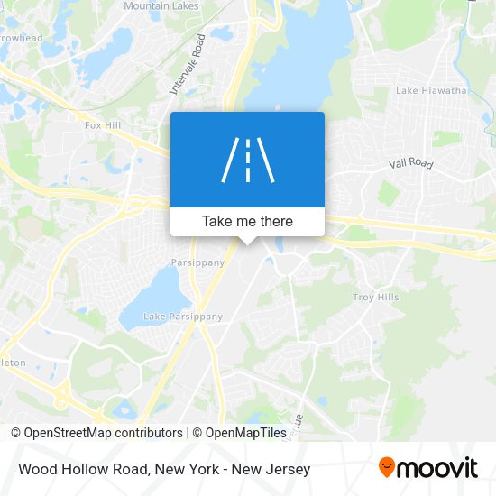 Wood Hollow Road map