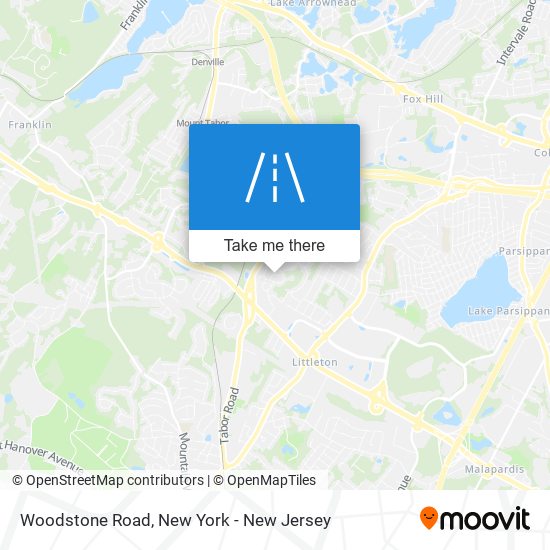 Mapa de Woodstone Road