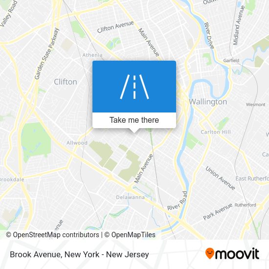Mapa de Brook Avenue
