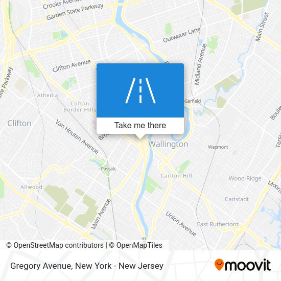 Mapa de Gregory Avenue