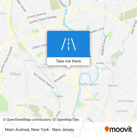 Main Avenue map