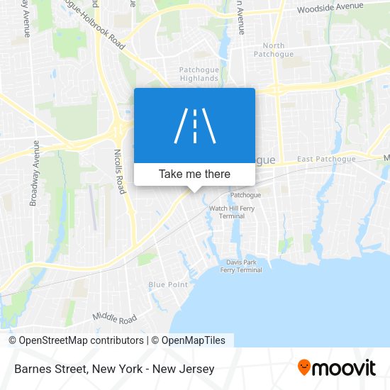 Mapa de Barnes Street