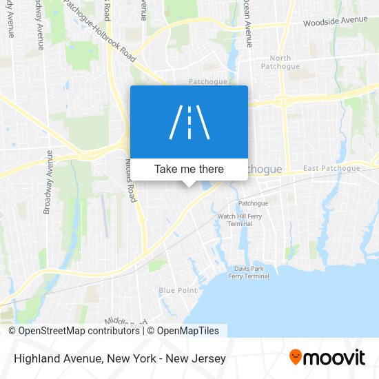 Mapa de Highland Avenue