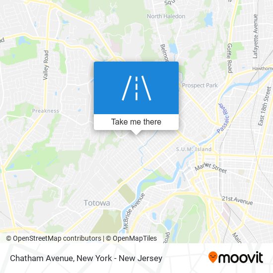 Chatham Avenue map