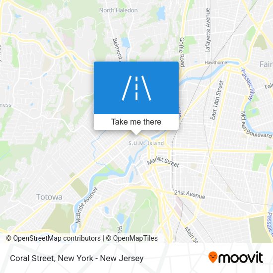 Mapa de Coral Street