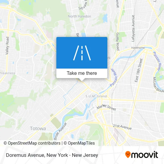 Mapa de Doremus Avenue
