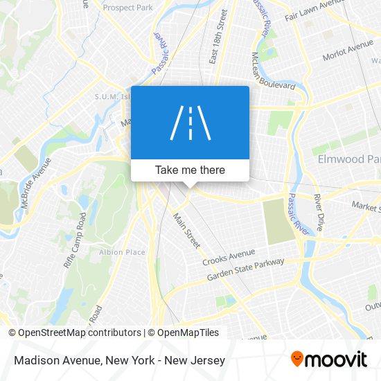 Mapa de Madison Avenue