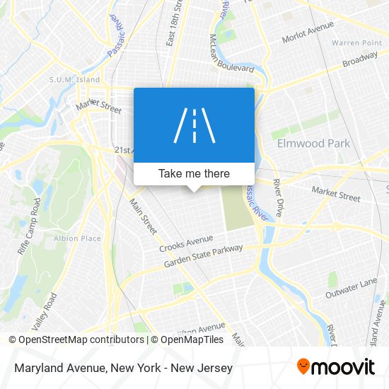 Mapa de Maryland Avenue