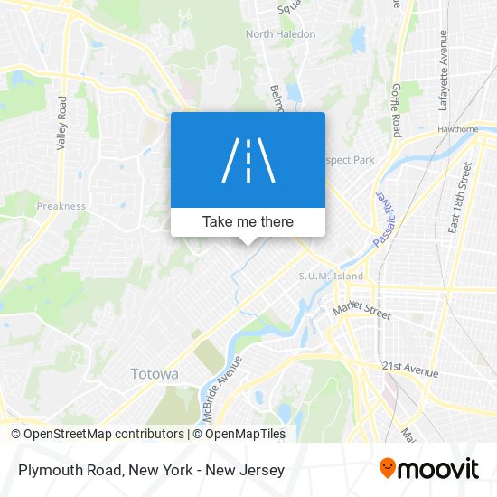 Plymouth Road map