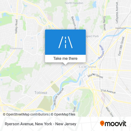 Mapa de Ryerson Avenue