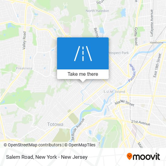 Salem Road map