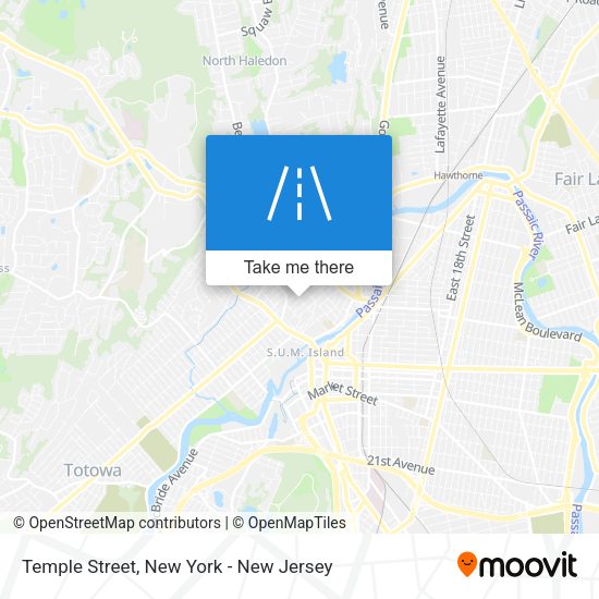 Mapa de Temple Street