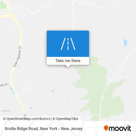 Mapa de Bridle Ridge Road