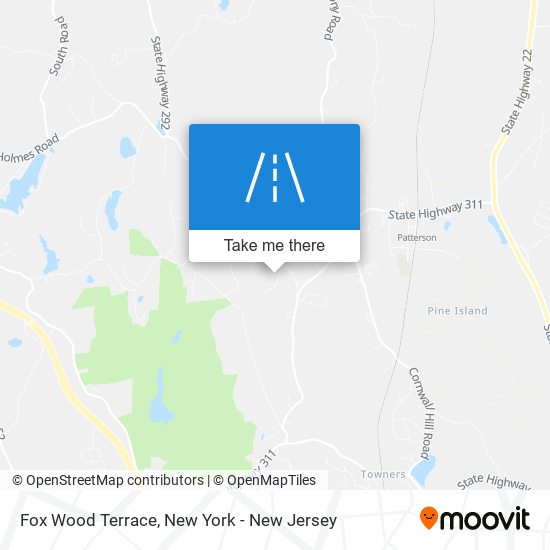 Fox Wood Terrace map