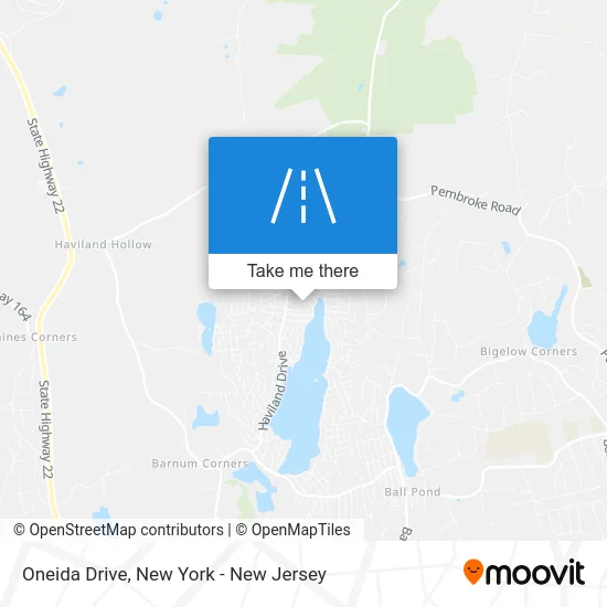 Oneida Drive map