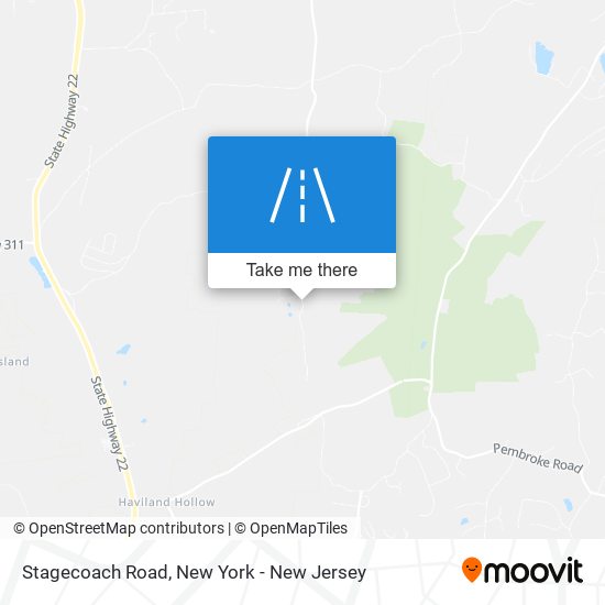 Mapa de Stagecoach Road