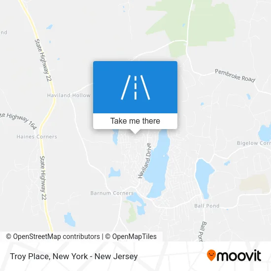 Troy Place map