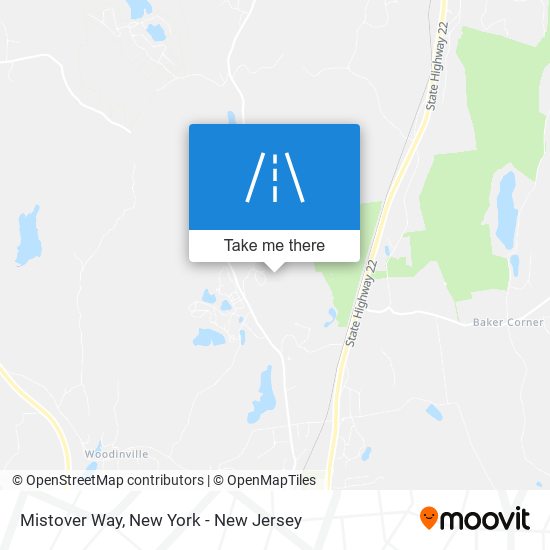 Mistover Way map