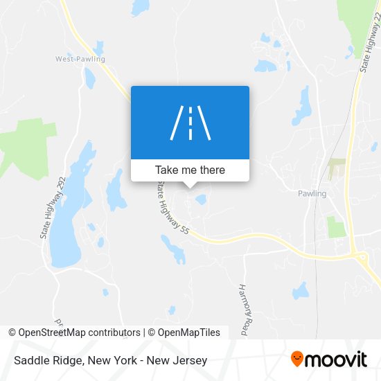 Mapa de Saddle Ridge
