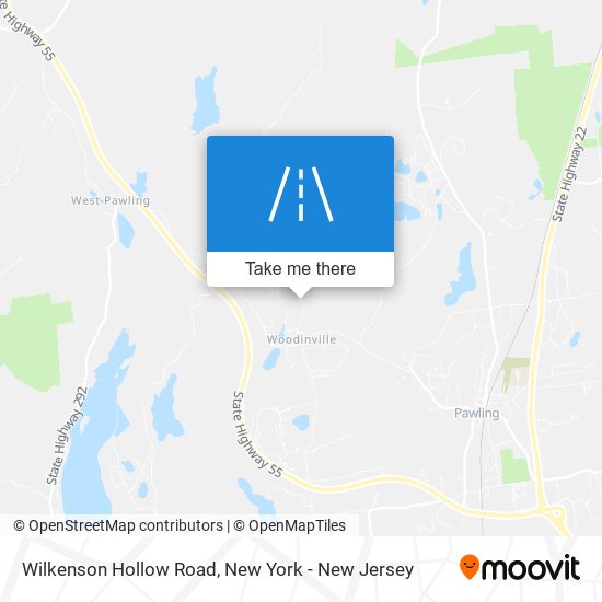 Mapa de Wilkenson Hollow Road