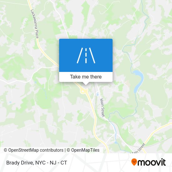 Brady Drive map