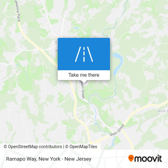 Ramapo Way map