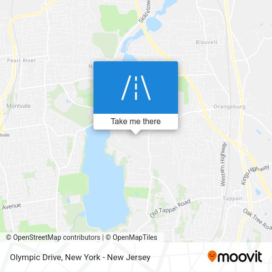 Olympic Drive map