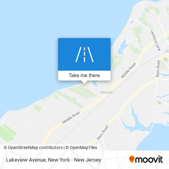 Mapa de Lakeview Avenue