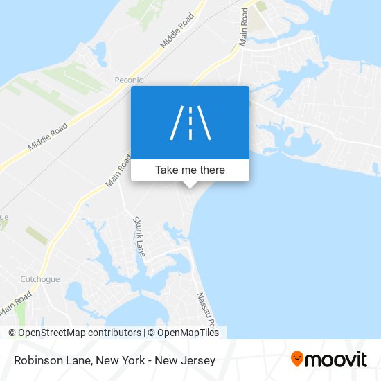 Mapa de Robinson Lane
