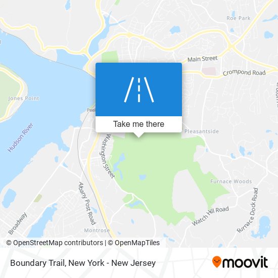 Boundary Trail map