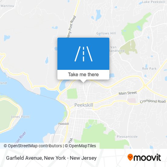 Mapa de Garfield Avenue