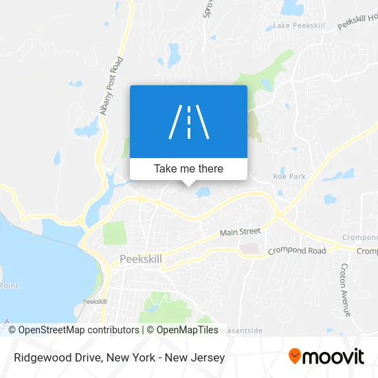 Ridgewood Drive map