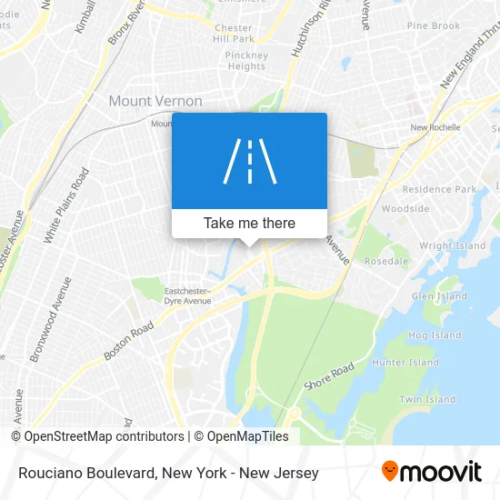 Rouciano Boulevard map