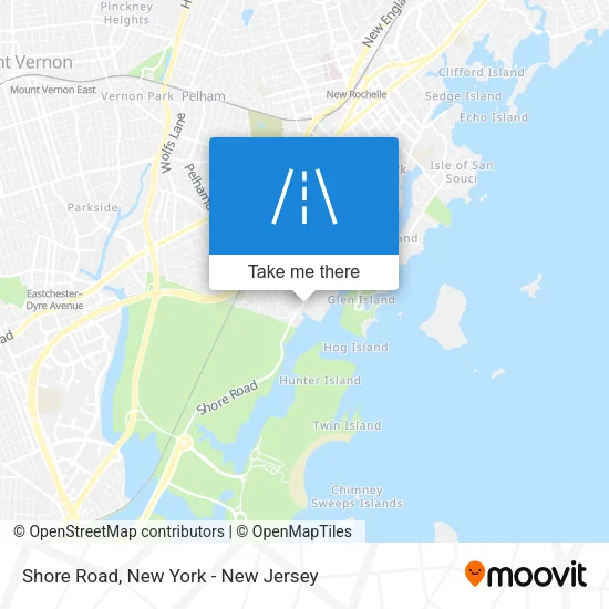Shore Road map