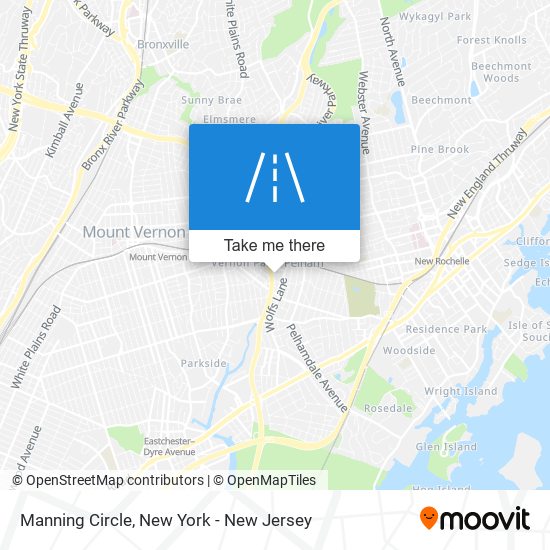 Manning Circle map