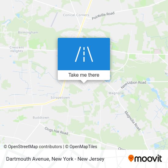 Mapa de Dartmouth Avenue