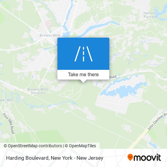 Mapa de Harding Boulevard